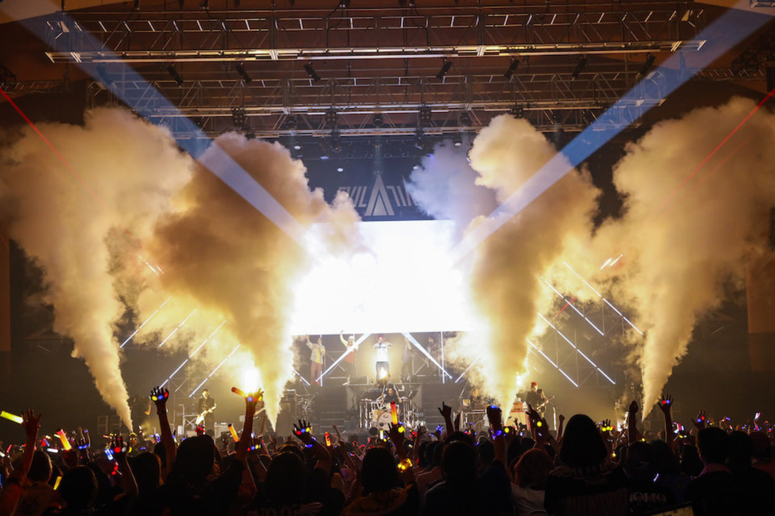 サイプレス上野とロベルト吉野×月蝕會議×The Dirty Dawg（from「ヒプノシスマイク -Division Rap Battle-」）｜＜EVIL LINE RECORDS 5th Anniversary FES.“EVIL A LIVE” 2019＞（写真提供：キングレコード）