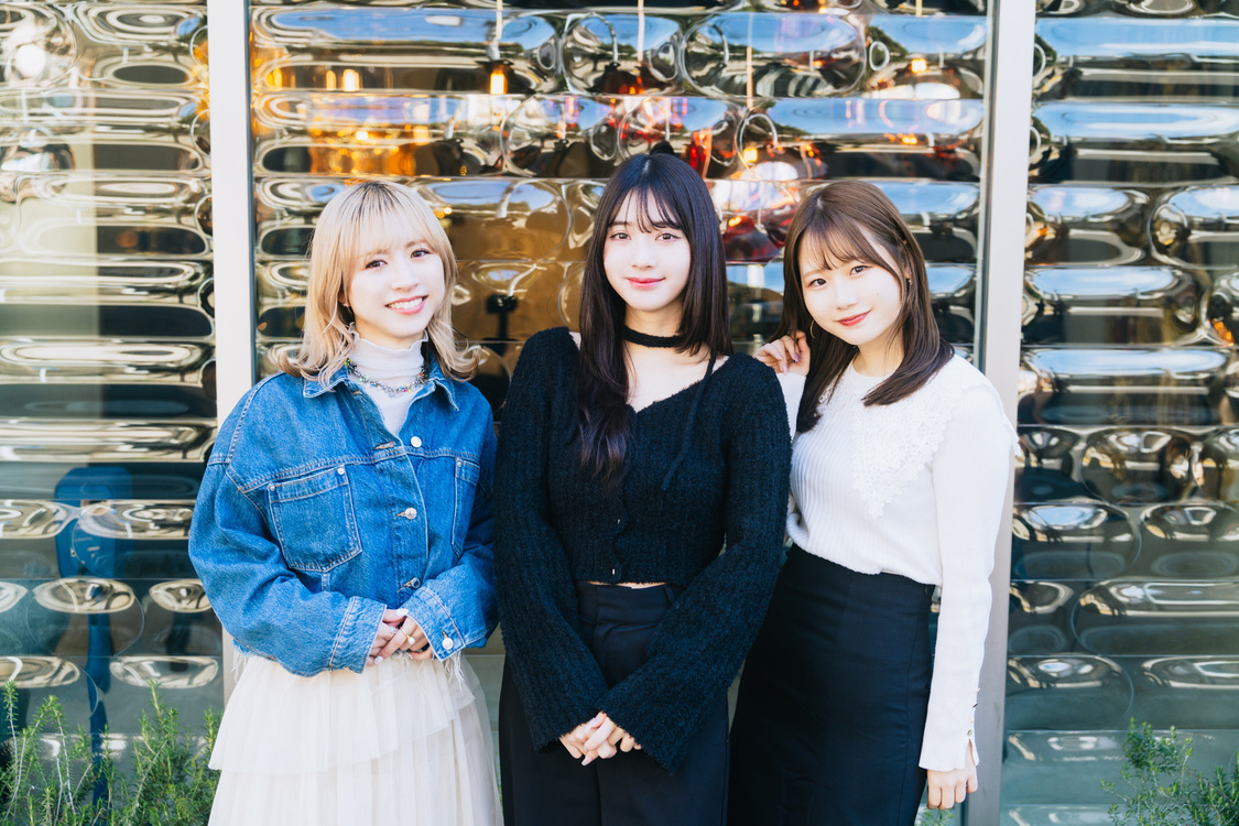 槙田紗子、山口はのん、佐々木ひまわり（Hey!Mommy!）