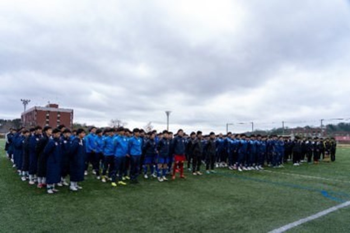 ＜僕が見たかった青空・吉本此那とチンタイガーによる贈呈セレモニー＞金沢大学SOLTILO FIELD（2024年3月23日）