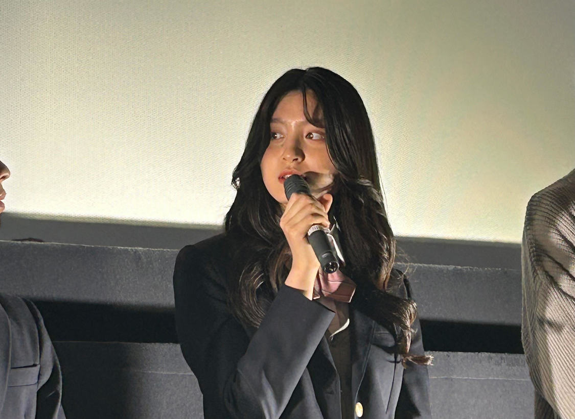 草野星華＜映画『こころのふた〜雪ふるまちで〜』初日舞台挨拶＞ユナイテッド・シネマ新潟（2024年3月29日）