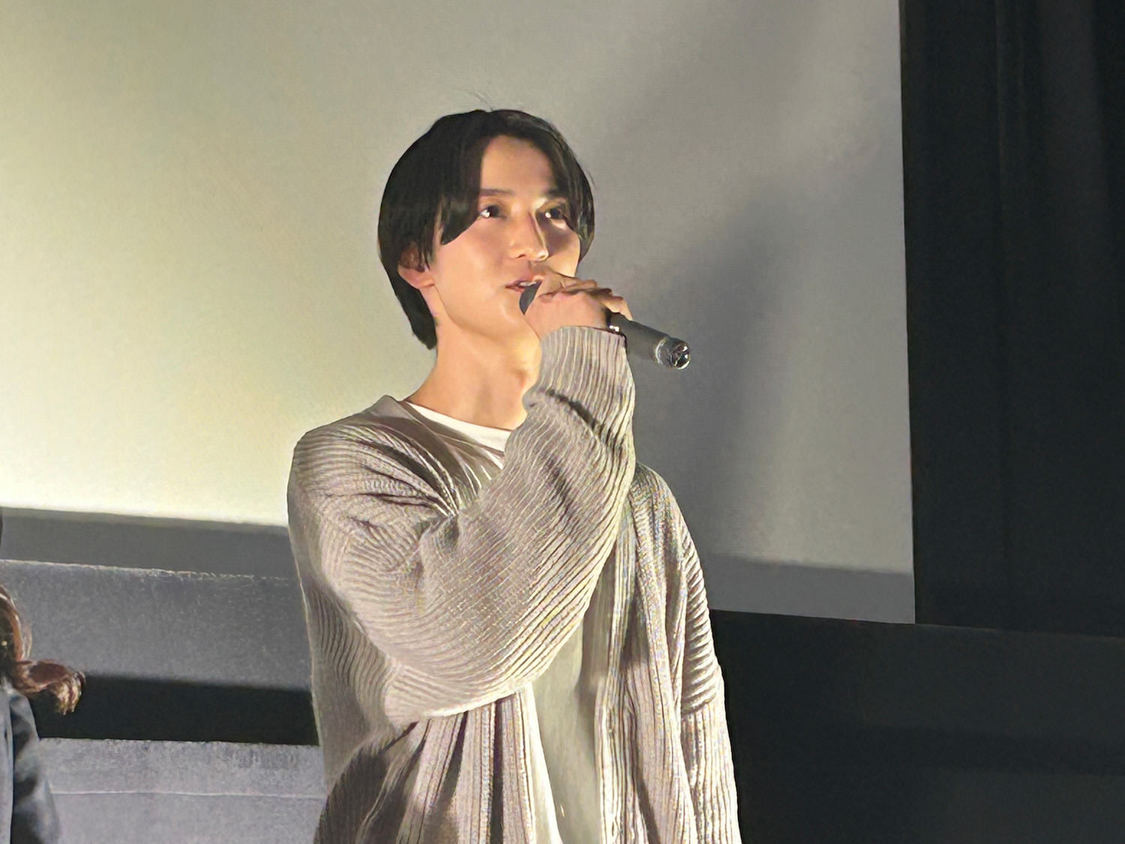 美波＜映画『こころのふた〜雪ふるまちで〜』初日舞台挨拶＞ユナイテッド・シネマ新潟（2024年3月29日）