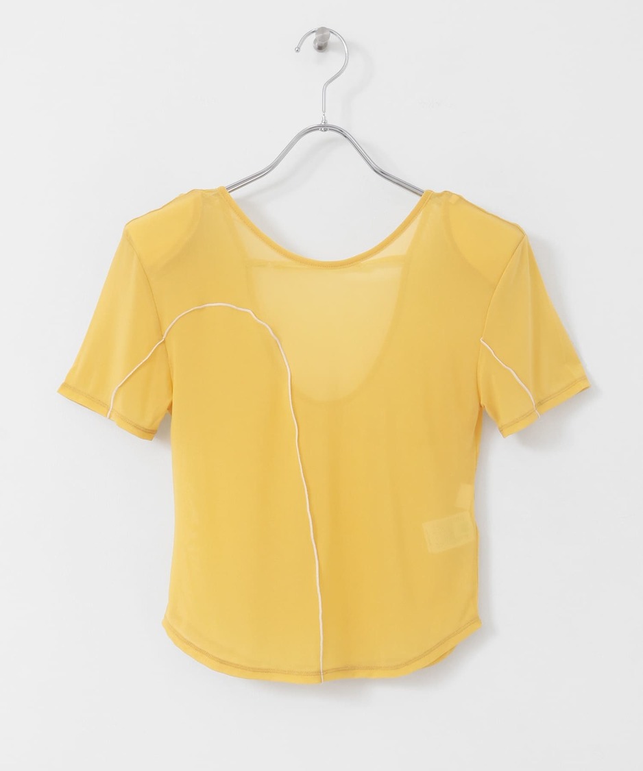 バックオープンメッシュTEE