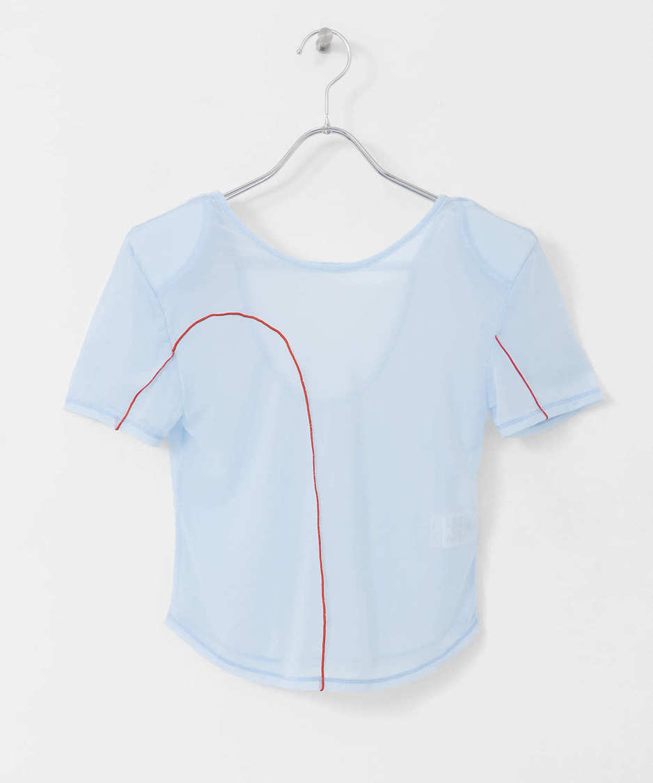 バックオープンメッシュTEE