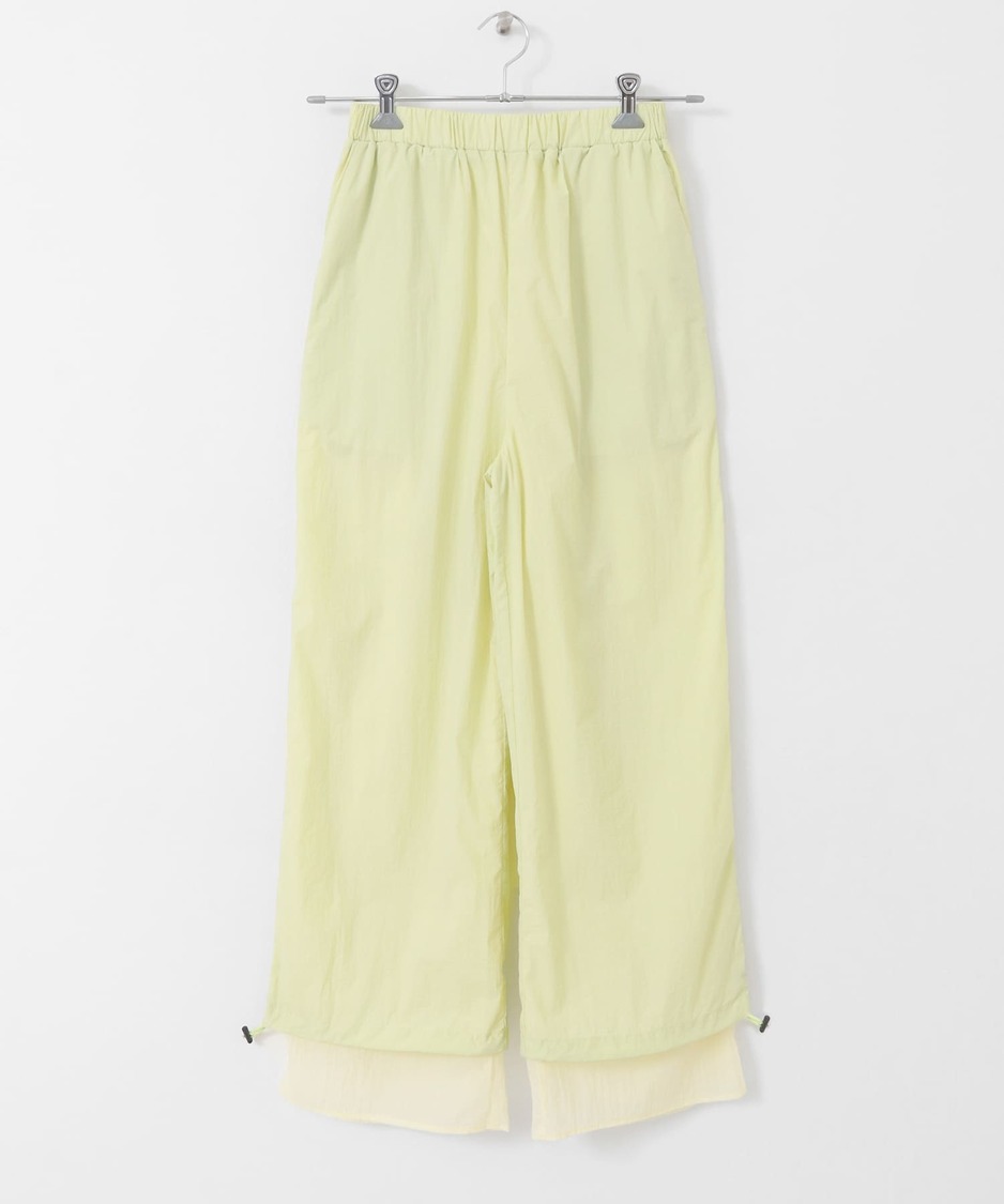 ドロストレイヤードパンツ