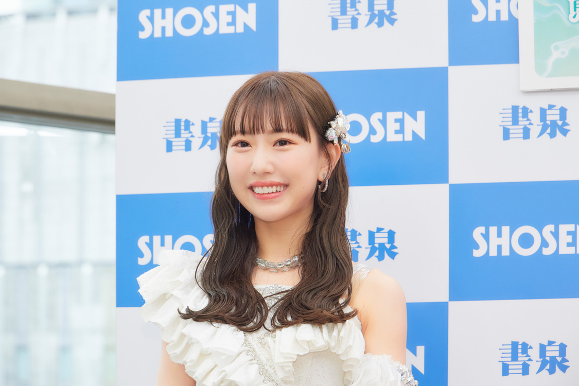 熊崎晴香＜写真集 『ずぶ濡れSKE48 Team E』囲み取材＞書泉ブックタワー（2024年5月19日）