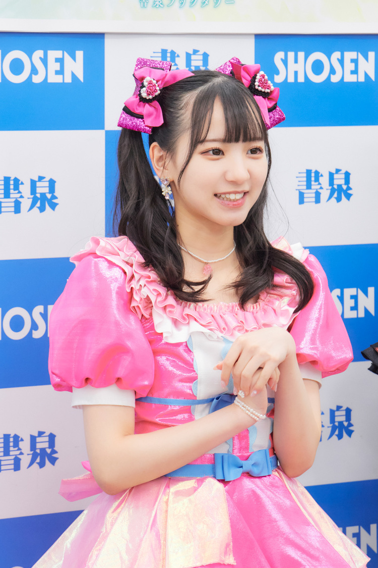 末永桜花＜写真集 『ずぶ濡れSKE48 Team E』囲み取材＞書泉ブックタワー（2024年5月19日）