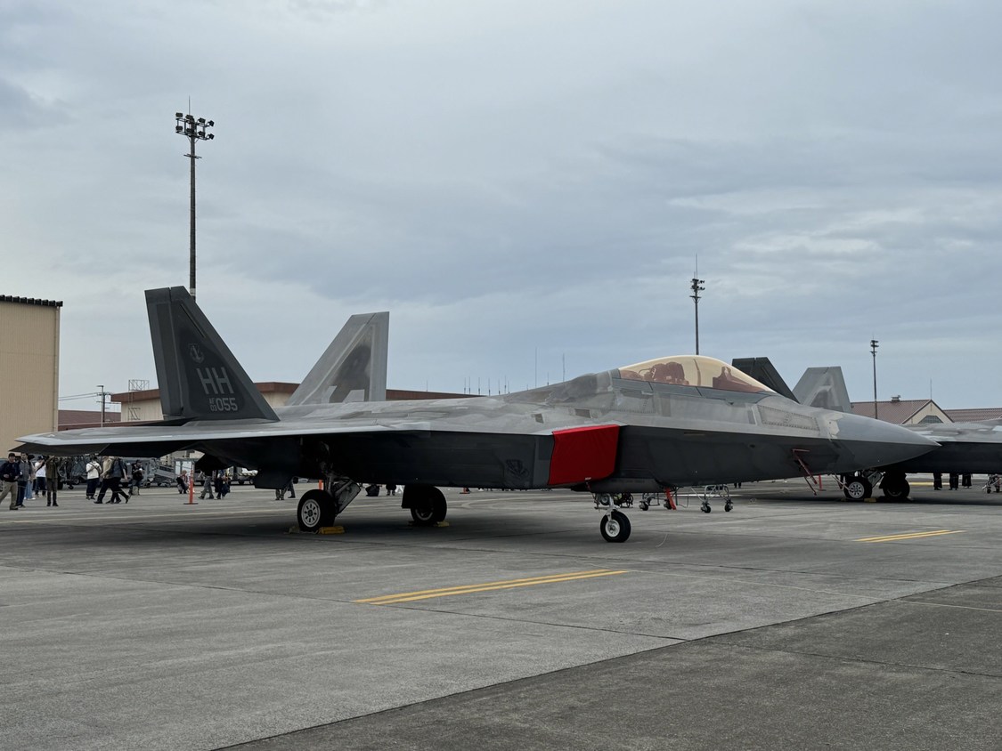 三橋くんが撮影したF-22『ラプター』