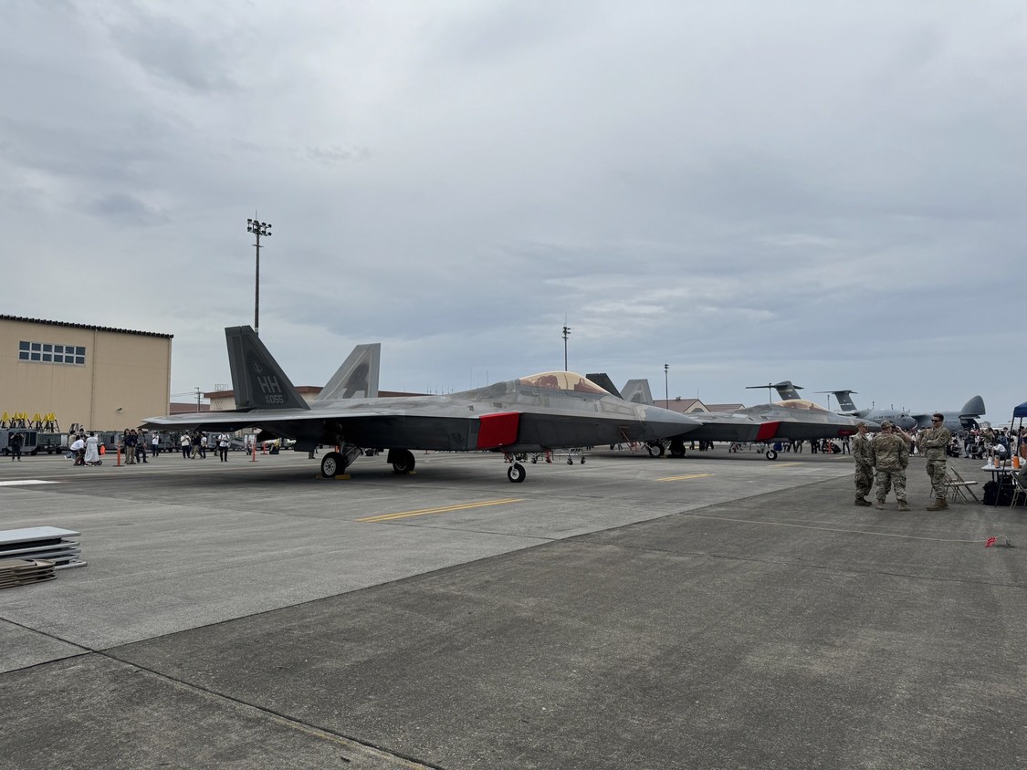 三橋くんが撮影したF-22『ラプター』