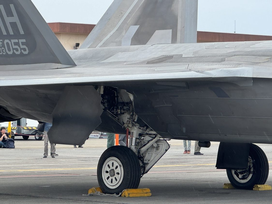 三橋くんが撮影したF-22『ラプター』