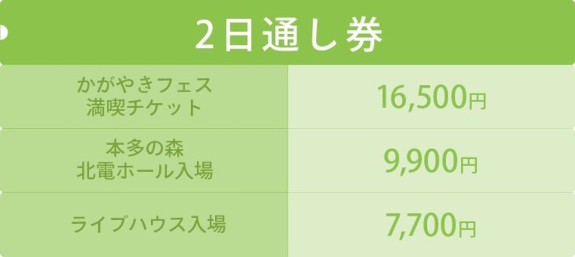 ＜UP-T presents かがやきフェス2024＞チケット