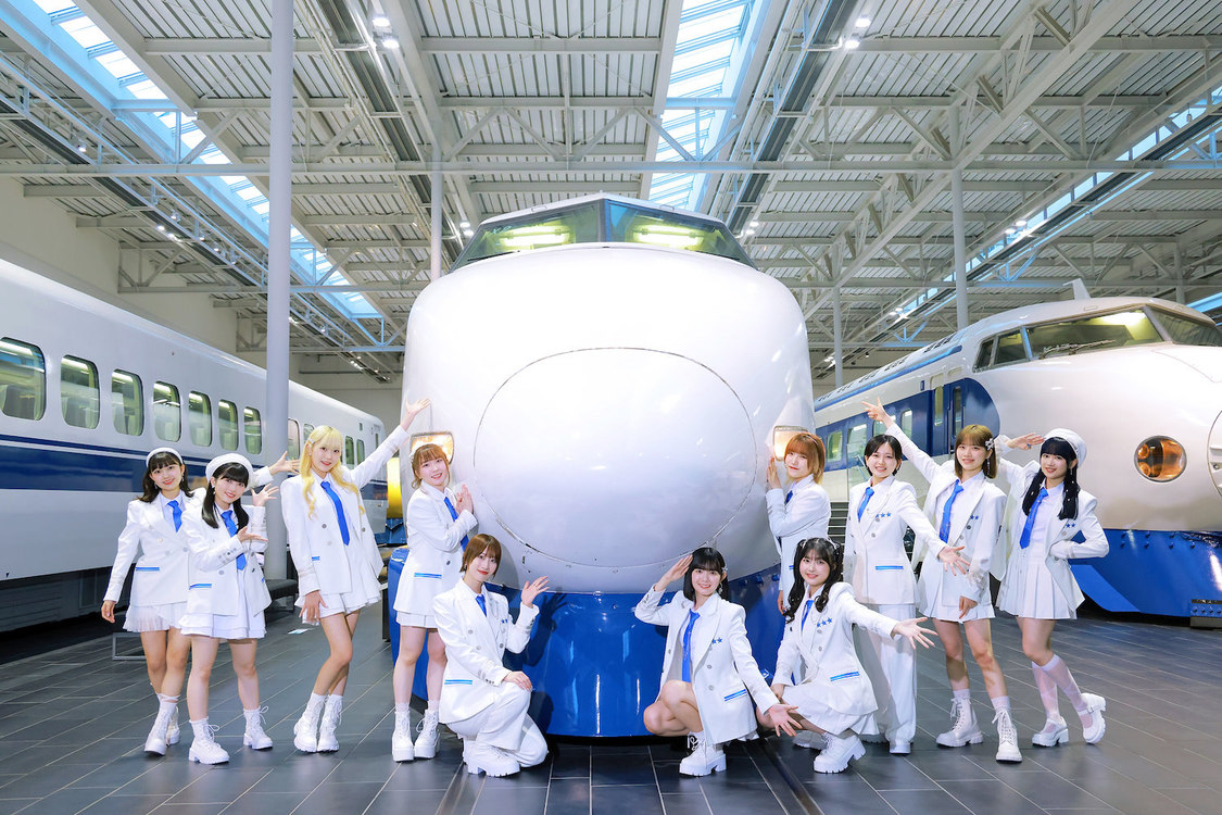 BEYOOOOONDS＜ニューシングル「灰 to ダイヤモンド/Go City Go/フックの法則」メディア取材会＞リニア・鉄道館