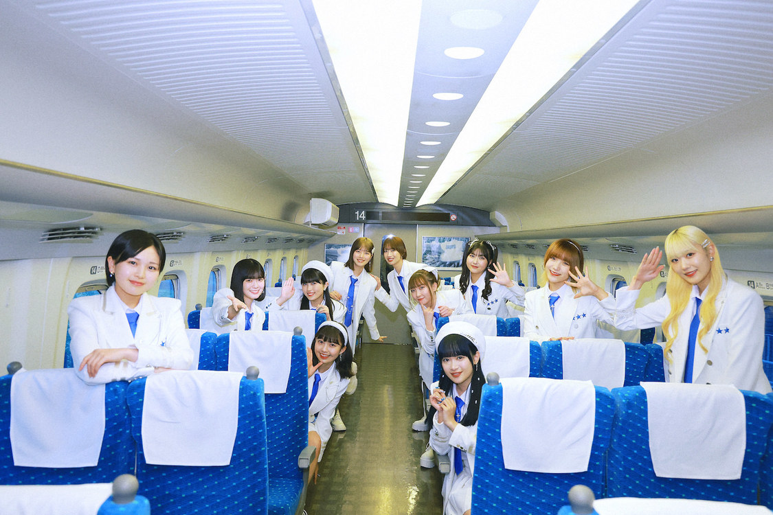 BEYOOOOONDS＜ニューシングル「灰 to ダイヤモンド/Go City Go/フックの法則」メディア取材会＞リニア・鉄道館