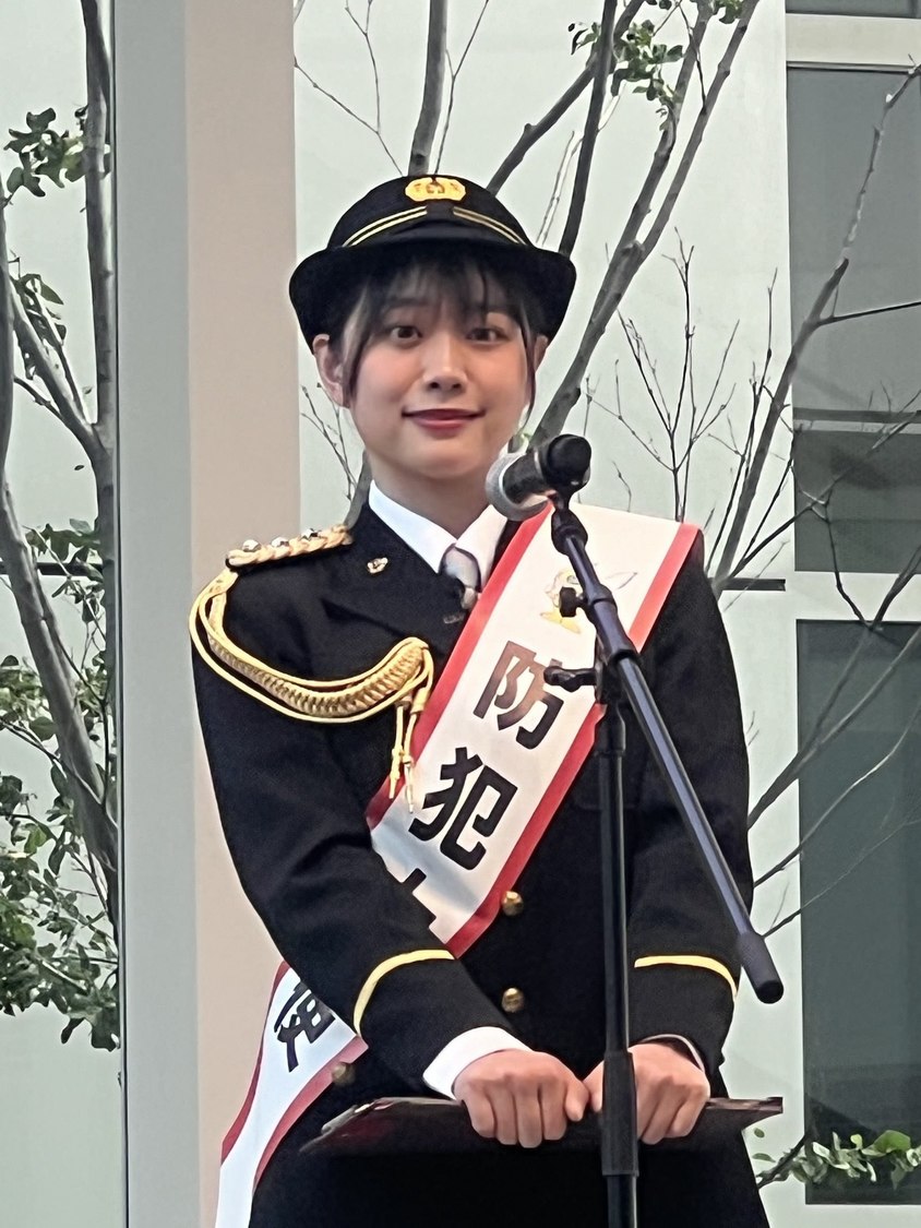 森山未唯＜世代を超えた防犯フェスタ 〜みんなで学ぼうくらしの安全〜＞横浜市役所 アトリウム（2024年6月1日）