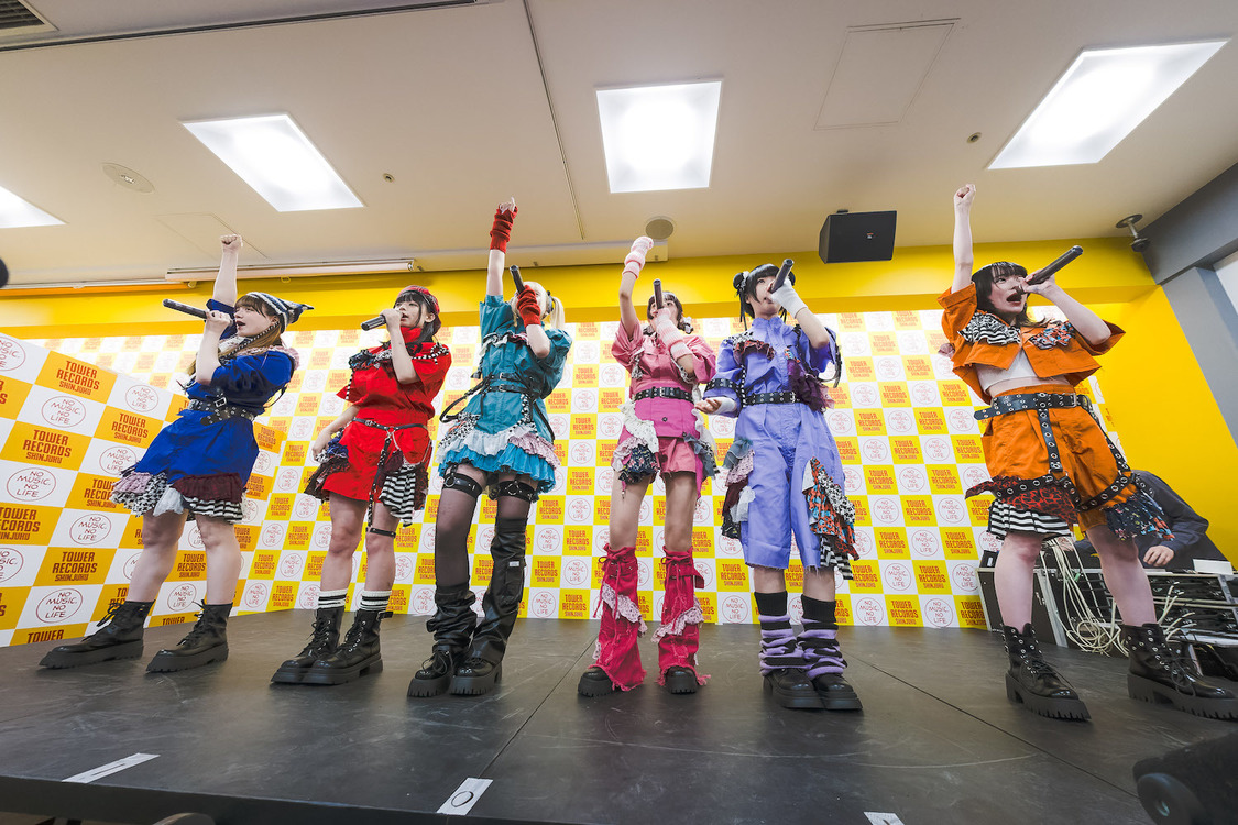 ＜ゆるめるモ！の再逆襲[Re:Counterattack]＞タワーレコード新宿店9F（2024年5月19日）