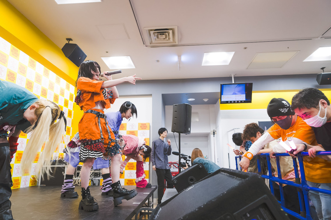 ＜ゆるめるモ！の再逆襲[Re:Counterattack]＞タワーレコード新宿店9F（2024年5月19日）