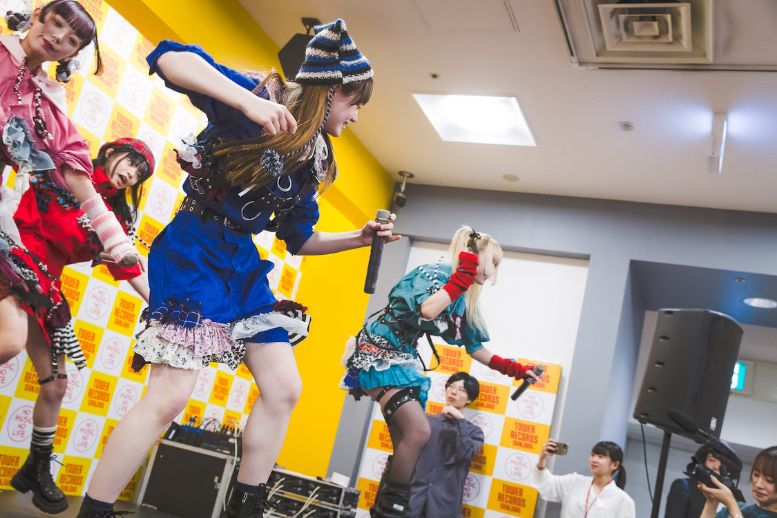 ＜ゆるめるモ！の再逆襲[Re:Counterattack]＞タワーレコード新宿店9F（2024年5月19日）