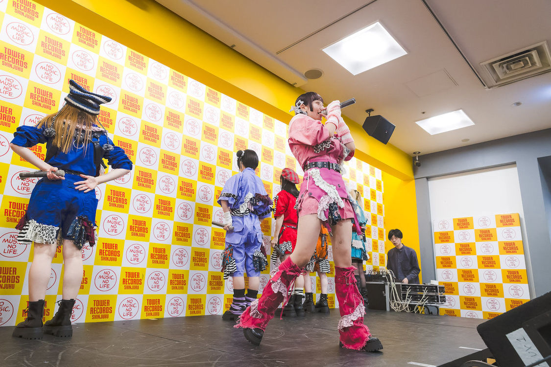 ＜ゆるめるモ！の再逆襲[Re:Counterattack]＞タワーレコード新宿店9F（2024年5月19日）