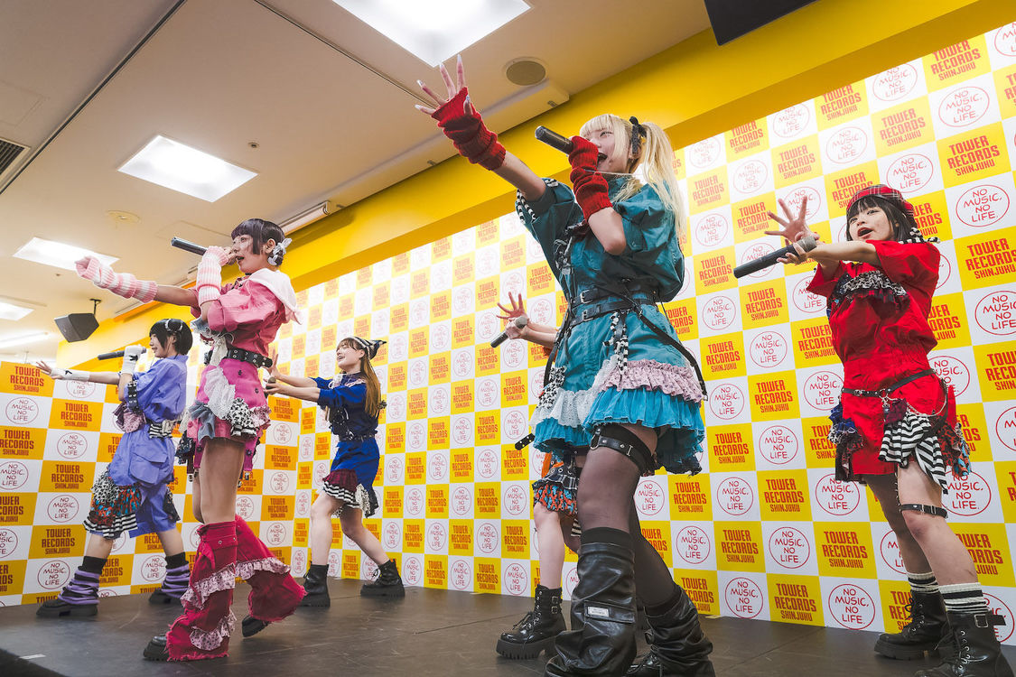 ＜ゆるめるモ！の再逆襲[Re:Counterattack]＞タワーレコード新宿店9F（2024年5月19日）