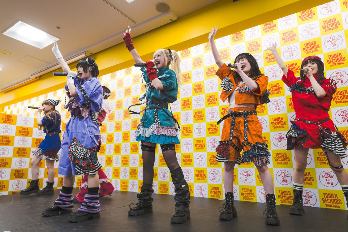 ＜ゆるめるモ！の再逆襲[Re:Counterattack]＞タワーレコード新宿店9F（2024年5月19日）