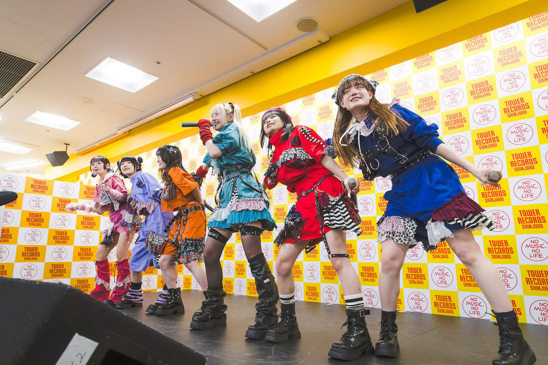 ＜ゆるめるモ！の再逆襲[Re:Counterattack]＞タワーレコード新宿店9F（2024年5月19日）