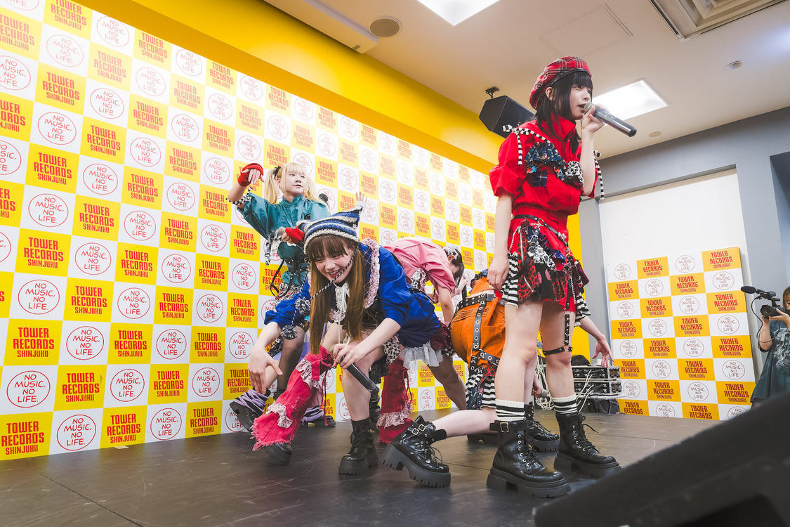 ＜ゆるめるモ！の再逆襲[Re:Counterattack]＞タワーレコード新宿店9F（2024年5月19日）