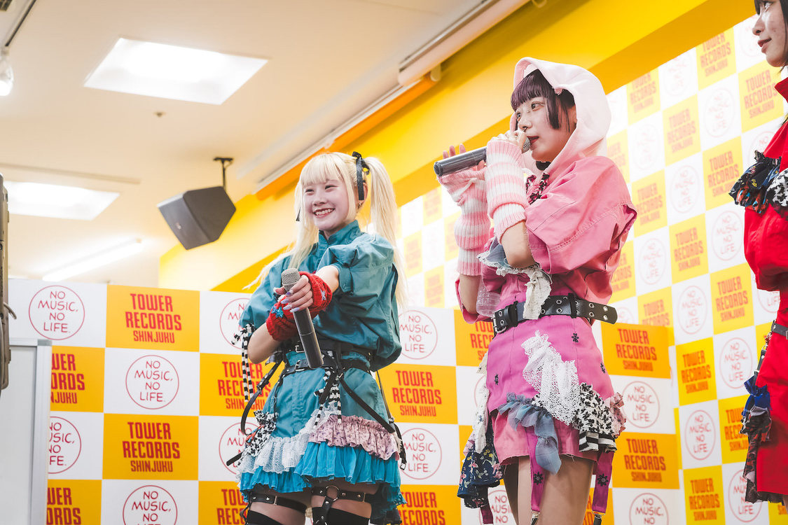 ＜ゆるめるモ！の再逆襲[Re:Counterattack]＞タワーレコード新宿店9F（2024年5月19日）