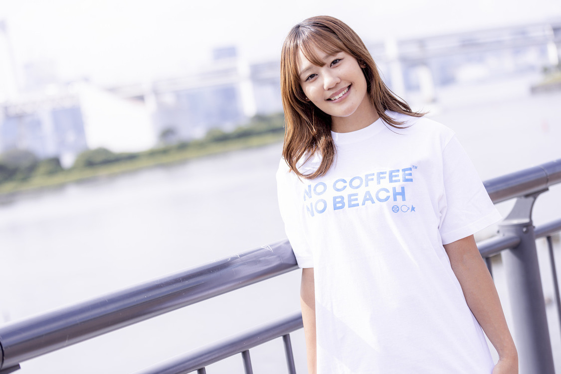 「NO COFFEE × BVT  Tシャツ」フロントプリント