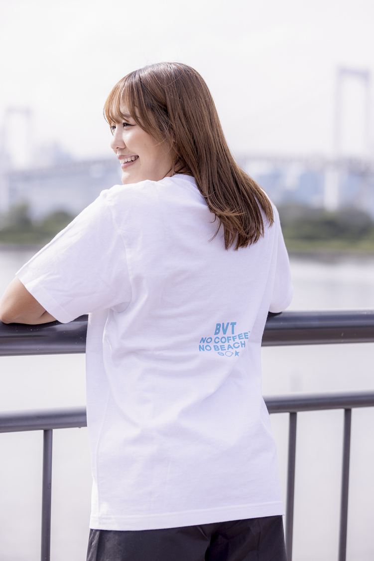 「NO COFFEE × BVT  Tシャツ」バックプリント