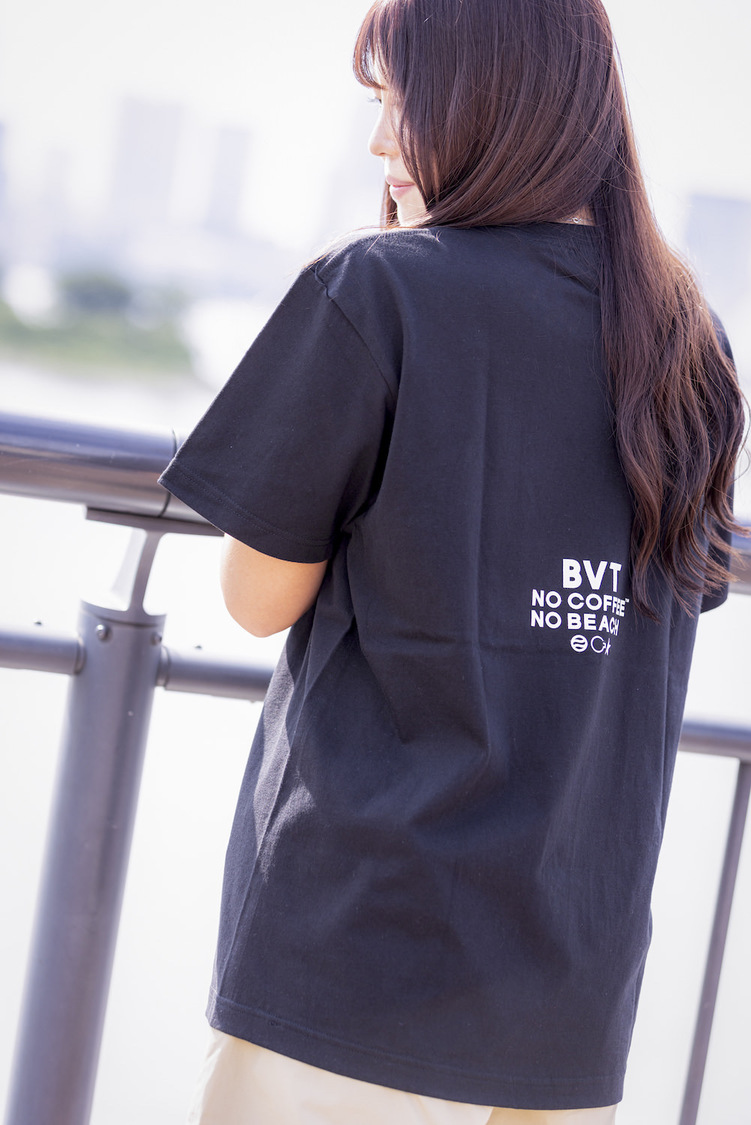 「NO COFFEE × BVT  Tシャツ」バックプリント