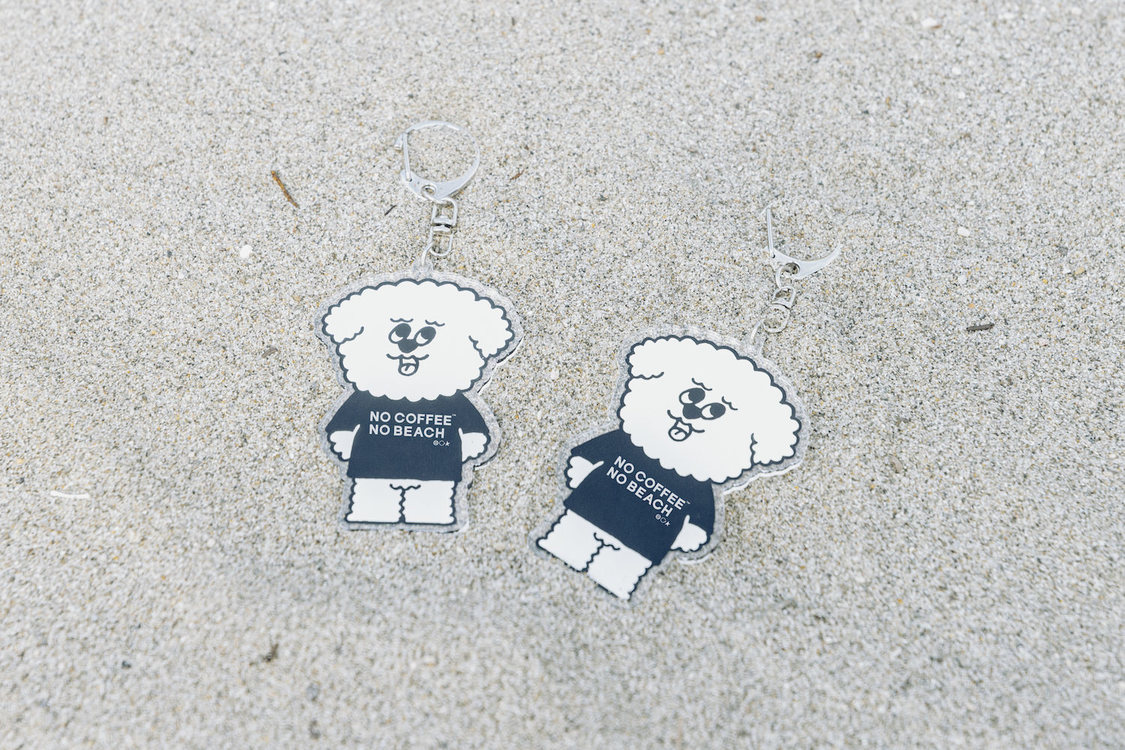 NO COFFEE × BVT エヌオくん キーチェーン