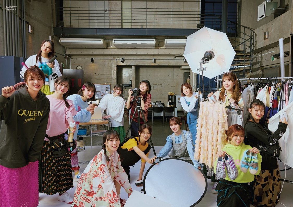 『B.L.T.2024年7月号』別冊付録：櫻坂46二期生 両面超ビッグポスター（裏）