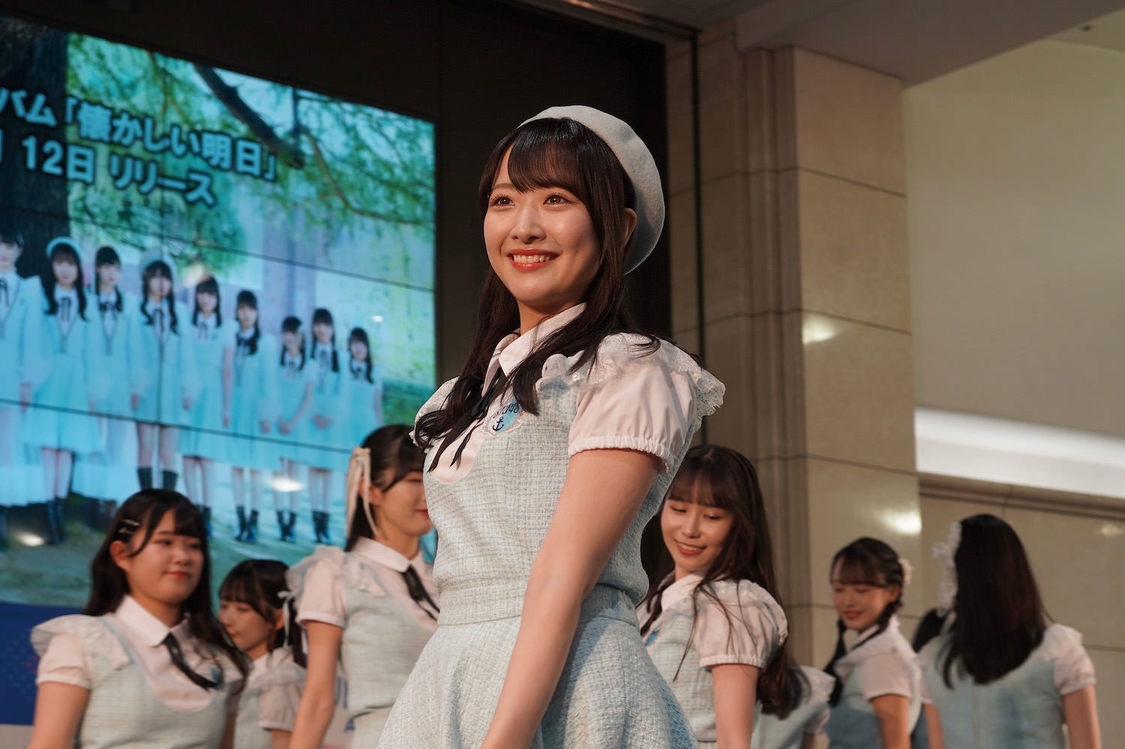 STU48＜1stアルバム『懐かしい明日』発売当日イベント＞広島駅南口地下広場（2024年6月12日／©︎STU）