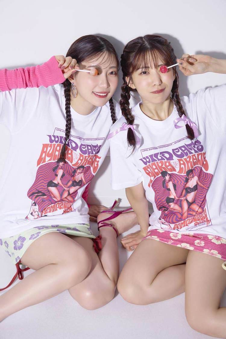 【MITANI AKANE&YAMAGISHI AYAKA】 WILD CATS TEE