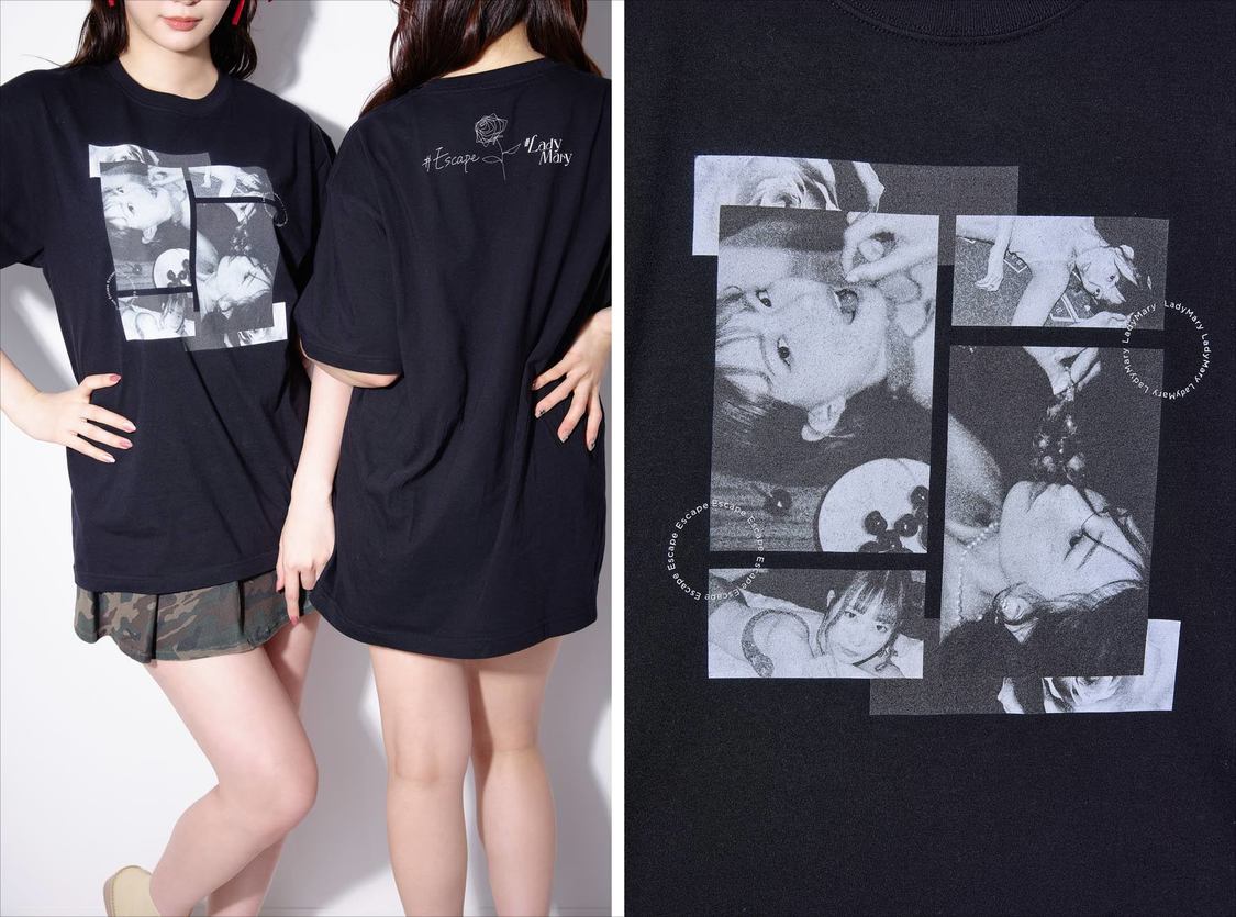 オリジナルTシャツ（#Escape・#LadyMary／美谷朱音・山岸あや花）