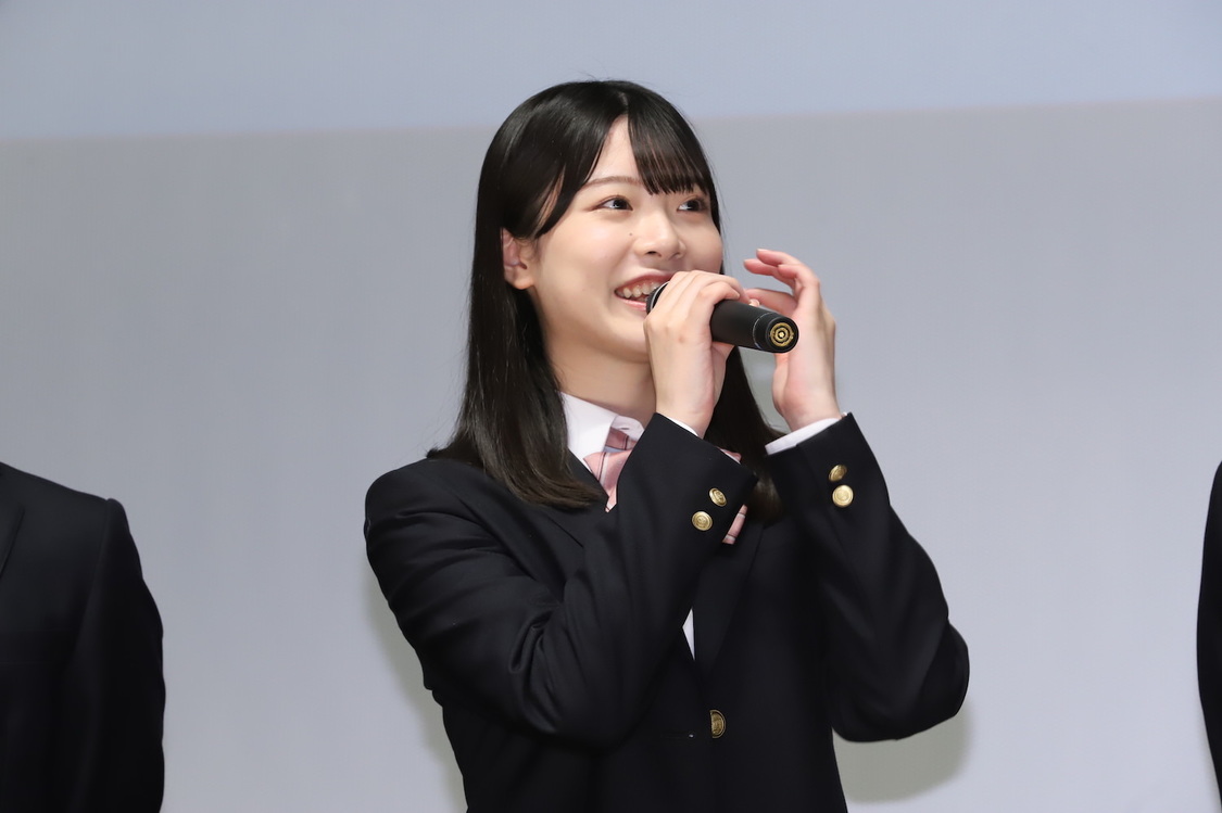 小越春花＜映画『こころのふた〜雪ふるまちで〜』東京公開記念舞台挨拶＞ユナイテッド・シネマ豊洲（2024年6月15日）