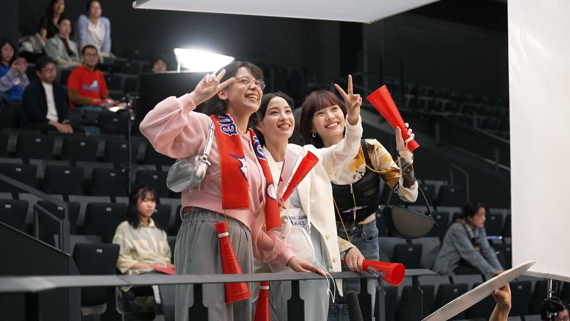 TV-CM『三井のすずちゃん』シリーズ「LaLa arena」篇 撮影時