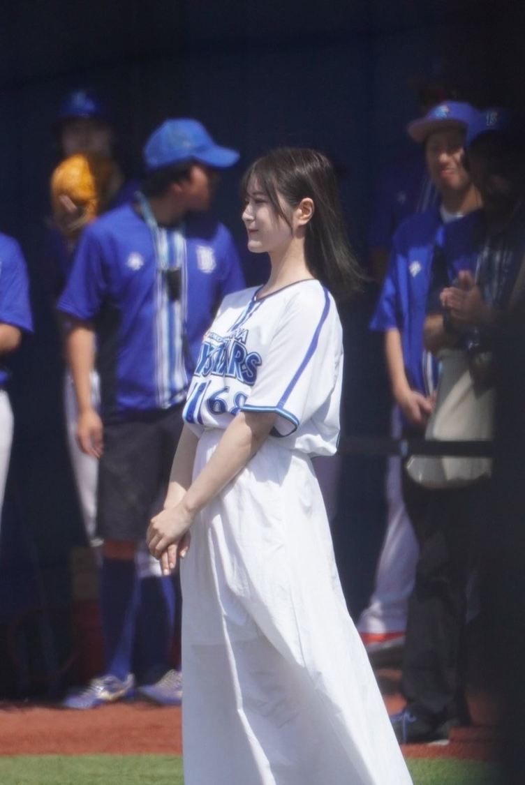 美波しあん＜日本生命セ・パ交流戦2024 横浜DeNAベイスターズ対福岡ソフトバンクホークス＞横浜スタジアム（2024年6月8日）