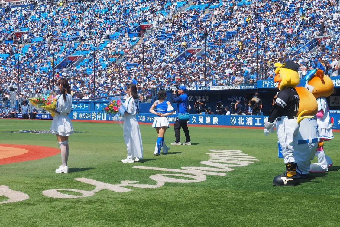 美波しあん＜日本生命セ・パ交流戦2024 横浜DeNAベイスターズ対福岡ソフトバンクホークス＞横浜スタジアム（2024年6月8日）