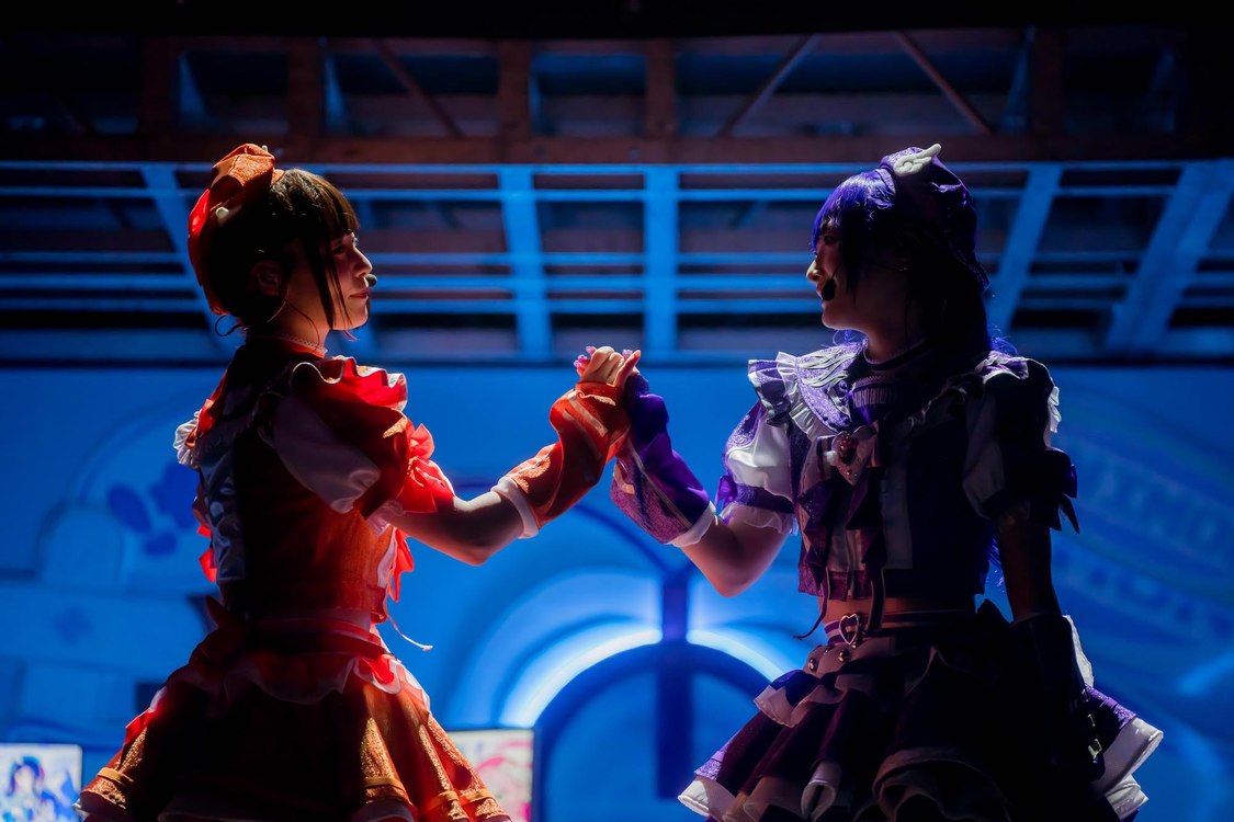 ひなたゆま、紫苑りんか＜NANIMONO 2nd ANNIVERSARY ONEMAN『インキャが世界を救う★ ～なにものといっしょ～』＞TOKYO DOME CITY HALL（2024年6月13日）