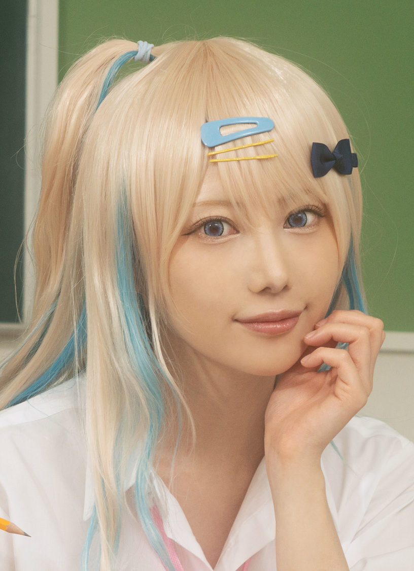 白河月愛：篠崎こころ（©長岡マキ子・magako/KADOKAWA/キミゼロ製作委員会）