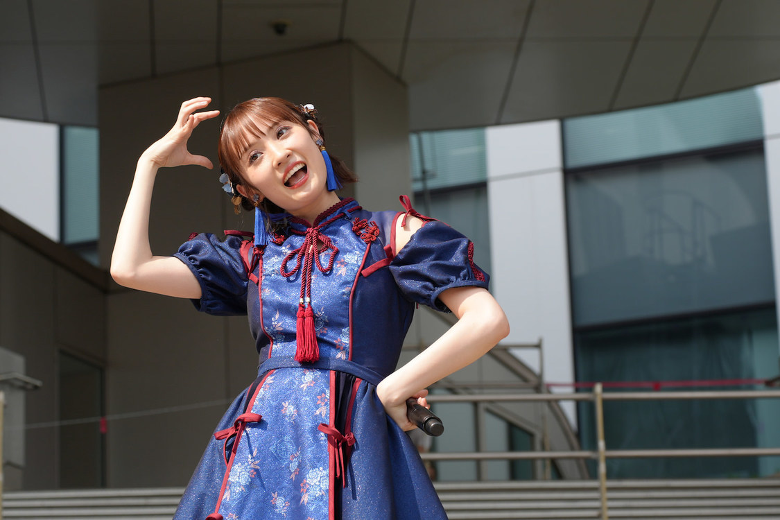 咲良菜緒（TEAM SHACHI）＜フリーライブツアー2024春夏〜#かわちぃ友達と待ち合わせ〜＞ダイバーシティ東京プラザ フェスティバル広場（2024年6月29日）