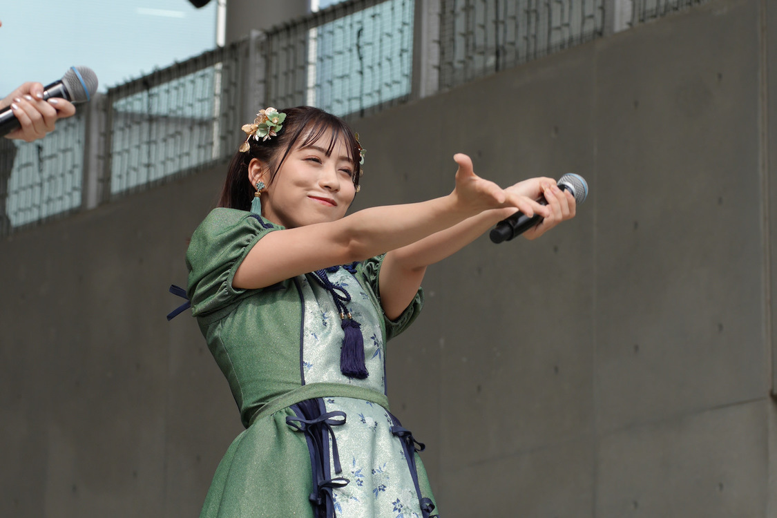 坂本遥奈（TEAM SHACHI）＜フリーライブツアー2024春夏〜#かわちぃ友達と待ち合わせ〜＞ダイバーシティ東京プラザ フェスティバル広場（2024年6月29日）