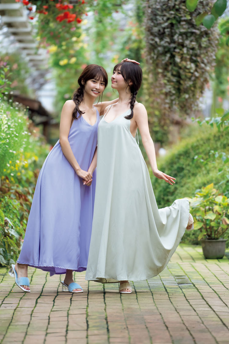 花咲姉妹『化学反応』（©LUCKMAN／小学館）