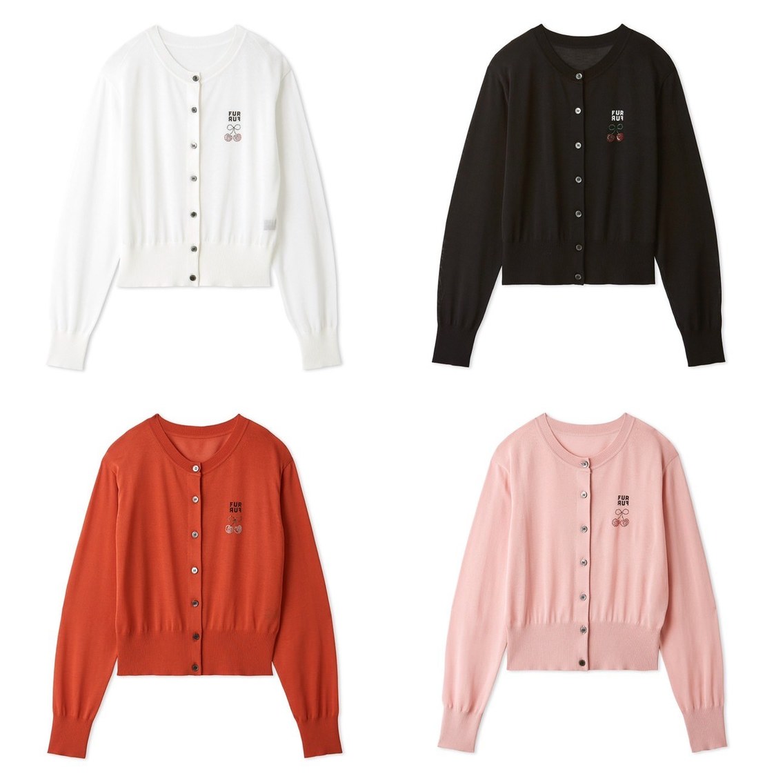 【上國料萌衣コラボ】チェリーカーディガン