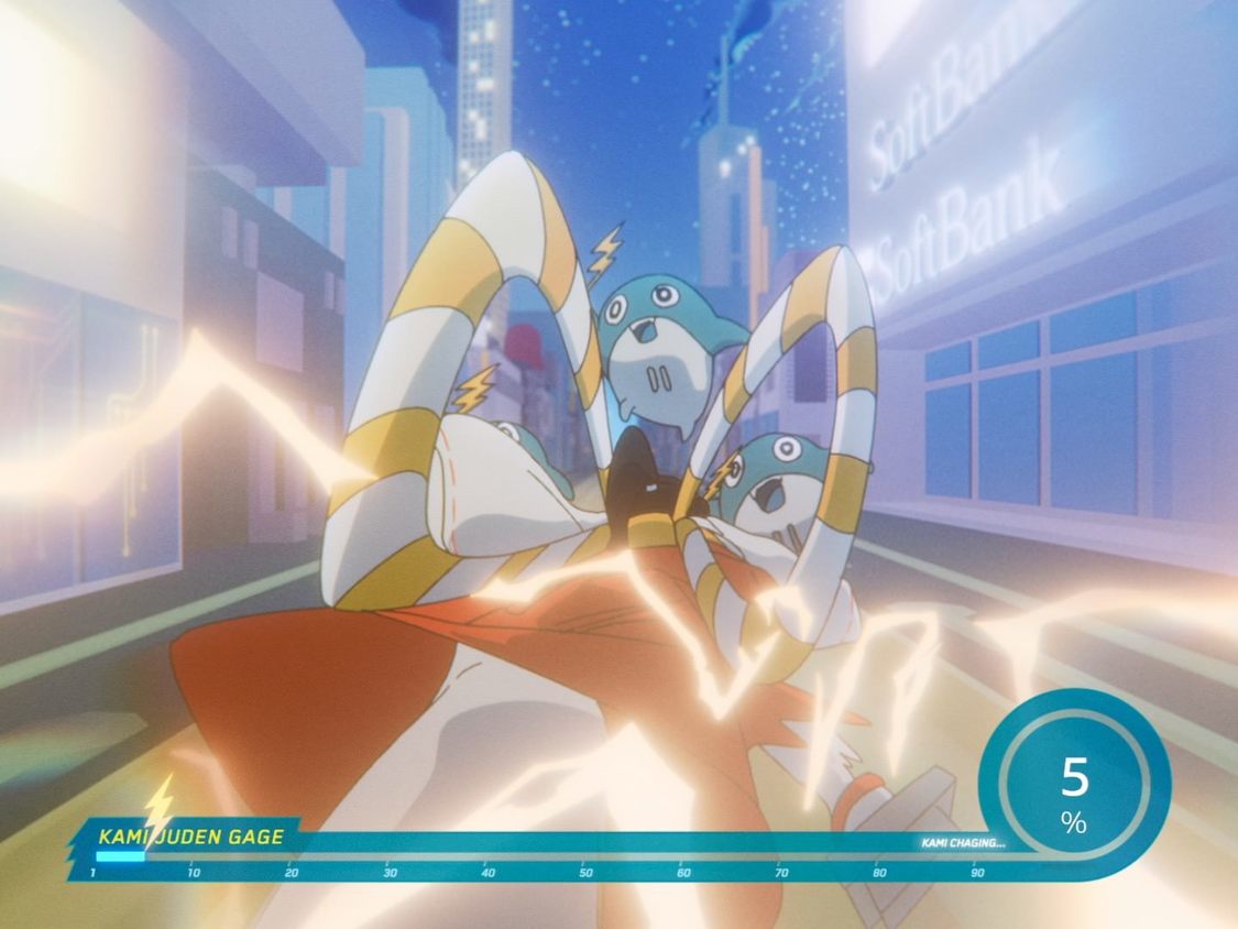 『motorola edge 50s pro』新CM「神ジューデンガール」篇場面写真