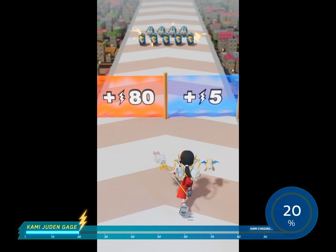 『motorola edge 50s pro』新CM「神ジューデンガール」篇場面写真