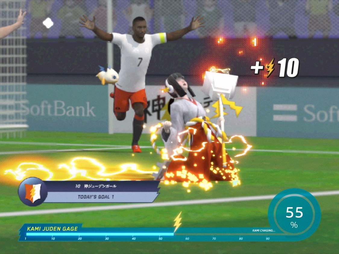 『motorola edge 50s pro』新CM「神ジューデンガール」篇場面写真