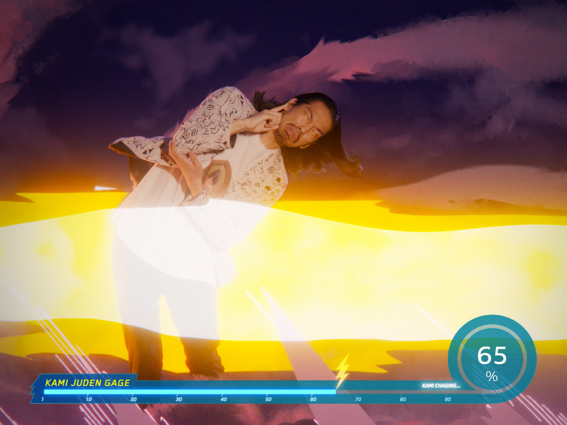 『motorola edge 50s pro』新CM「神ジューデンガール」篇場面写真