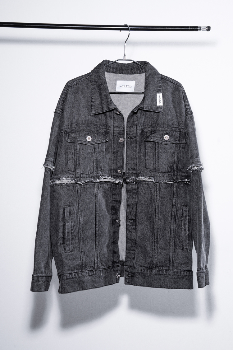 Zip design Denim Jacket
