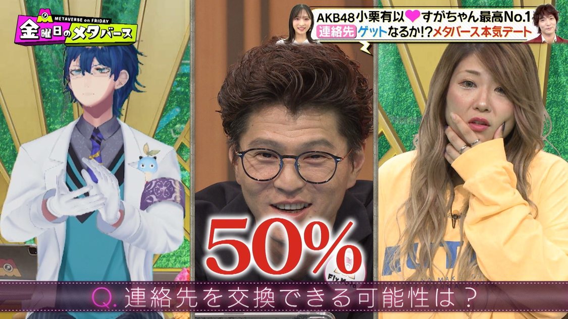 『金曜日のメタバース』7月12日放送回